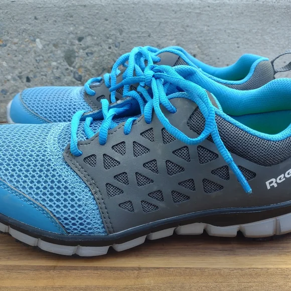 Unisex Reebok Sublite Cushion Work Blue/Gray Athletic Shoes (M) 9 (W) 11 Reebok Sublite Cushion Work - RB4040 - Men main image 2
